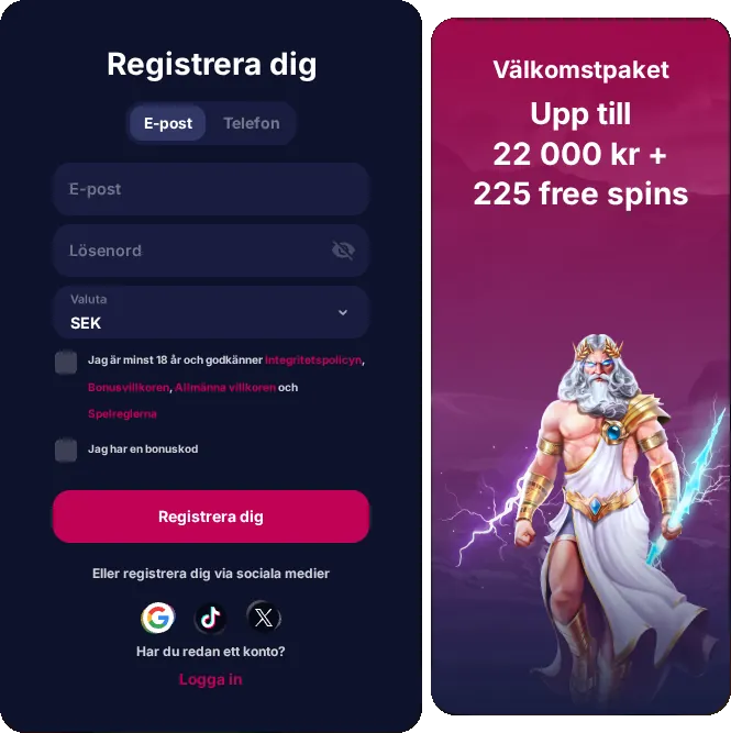 NV Casino registrering